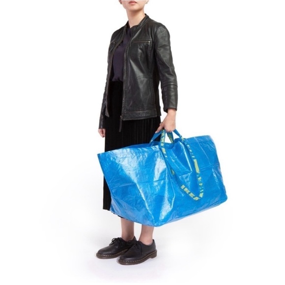 IKEA Handbags - Set Of 4 IKEA Blue Tote Bag- Set of 4!!